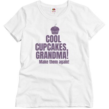 Cool Cupcakes, Grandma Misses Relaxed Fit Basic Gildan Heavy Cotton Tee