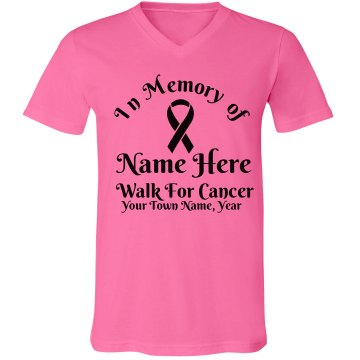 In Memory  Junior Fit Bella Crewneck Jersey Tee