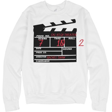 Action! Crewneck Sweater Unisex Hanes Crew Neck Sweatshirt