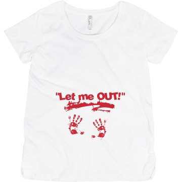 Let Me Out! Maternity LA T Cotton Tee