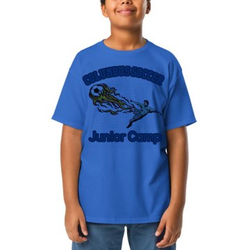 Columbus Soccer Camp Youth Gildan Heavy Cotton Crew Neck Tee