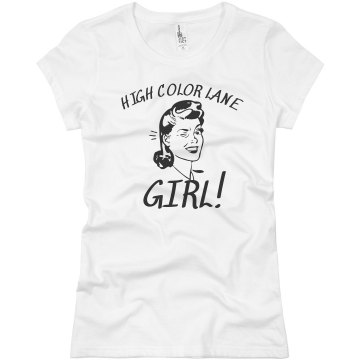 Color Run Vintage Wink Junior Fit Basic Bella Favorite Tee