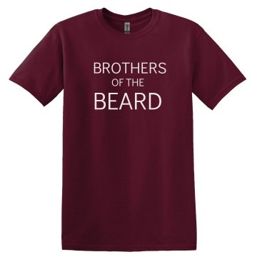Brothers Of The Beard Unisex Gildan Heavy Cotton Crew Neck Tee