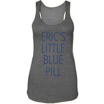 Little Blue Pill Junior Fit Bella Sheer Longer Length Rib Tee