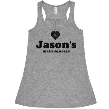 Main Squeeze Junior Fit Bella Sheer Longer Length Rib Tank Top