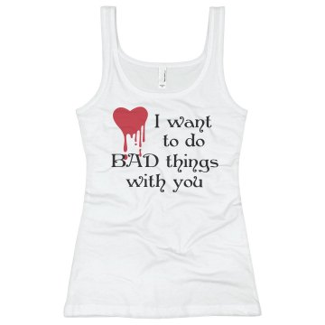 Bad Things Junior Fit Basic Bella 2x1 Rib Tank Top