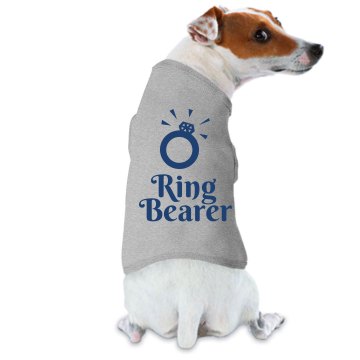 Dog Ring Bearer Tee Doggie Skins Dog Ringer Tee