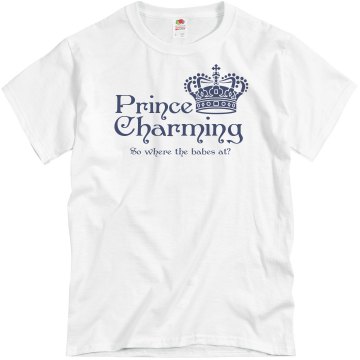 Prince Charming Unisex Basic Gildan Heavy Cotton Crew Neck Tee