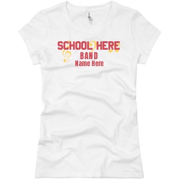 North HS Band Camp Junior Fit Basic Bella Favorite Tee