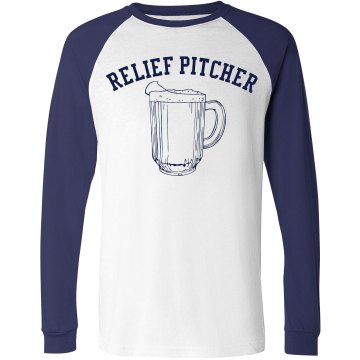 Relief Pitcher Tee Junior Fit Bella Crewneck Jersey Tee