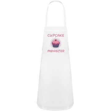 Cupcake Monster Youth Kng Brand Bib Apron