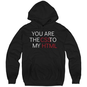 The CSS To My HTML Unisex Hanes Ultimate Cotton Heavyweight Hoodie