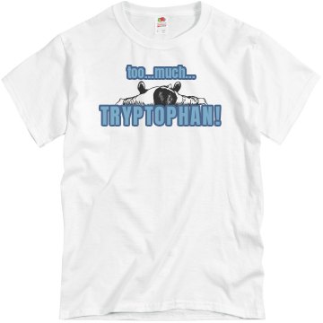 Turkey Tryptophan Sleep Unisex Basic Gildan Heavy Cotton Crew Neck Tee