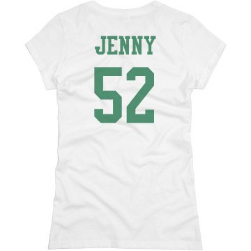 Drinking Team w/Back Junior Fit Brightline 3/4 Sleeve Jersey Tee