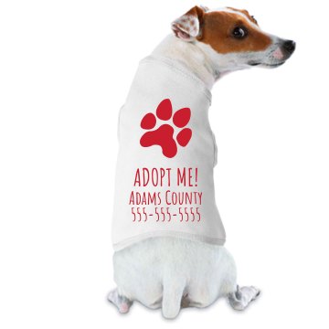 Adoption Parade Tee Doggie Skins Dog Ringer Tee