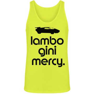 Lamborghini Retro Tee Unisex American Apparel Neon Tank