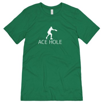 Disc Golf Ace Hole Unisex Canvas Jersey Tee