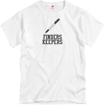Disc Golf Finder Keeper Unisex Basic Gildan Heavy Cotton Crew Neck Tee