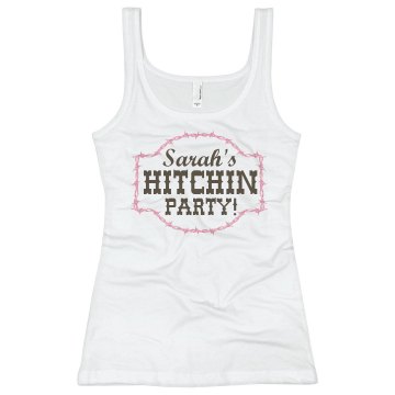 Hitchin Party! Junior Fit Basic Bella 2x1 Rib Tank Top