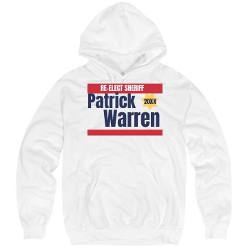 Re-elect Sheriff Hoodie Unisex Hanes Ultimate Cotton Heavyweight Hoodie