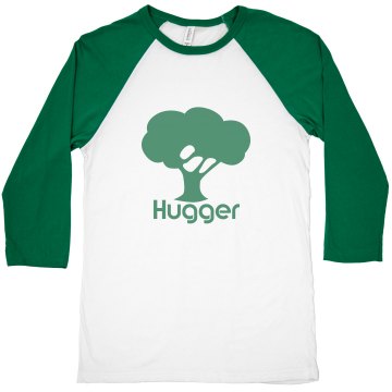 Tree Hugger Junior Fit Bella 1x1 Rib Ringer Tee