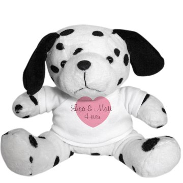 Lisa & Matt Plush Plush Dalmatian Dog