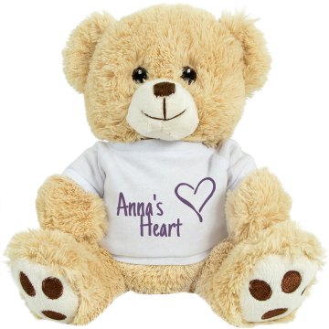 Anna's Heart Plush Bulldog