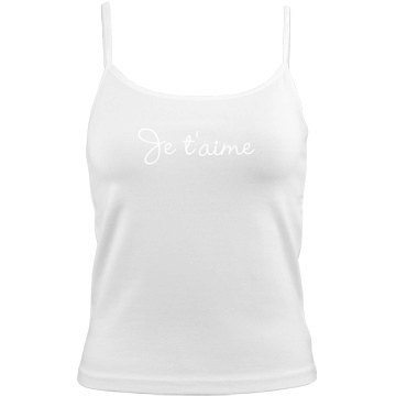 Je t'aime Cami Bella Junior Fit Camisole