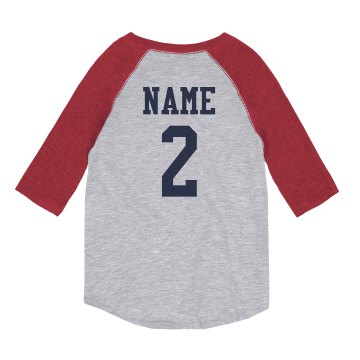 Son Baseball Tee Youth Anvil 3/4 Sleeve Raglan Baseball Tee