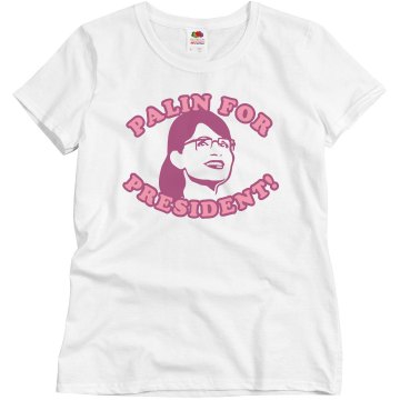 Palin For President Misses Relaxed Fit Basic Gildan Ultra Cotton Tee