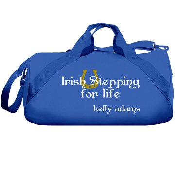 Irish Stepping Custom Bag Liberty Bags Barrel Duffel Bag