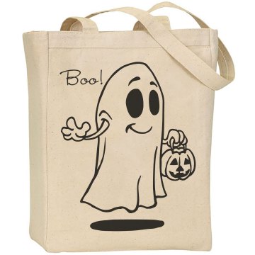 Halloween Boo Bag Liberty Bags Canvas Tote