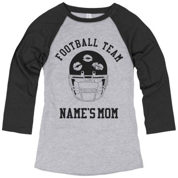Tiger Football Rhinestone Misses Relaxed Fit Gildan Heavy Cotton Tee