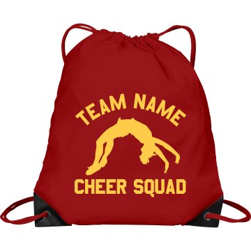 Central High Cheer Squad Port & Company Drawstring Cinch Bag