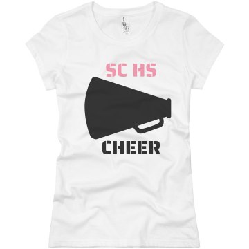  SC HS Katie's Cheer T Junior Fit Basic Bella Favorite Tee
