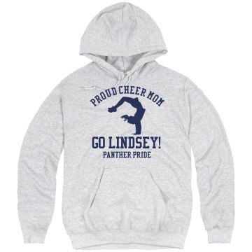 Proud Cheer Mom Unisex Hanes Ultimate Cotton Heavyweight Hoodie