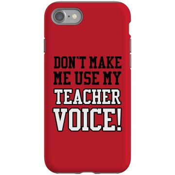 Don't Make Me Use... Rubber iPhone 4 & 4S Case Black