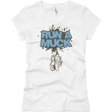 Run Amuck Junior Fit Basic Bella Favorite Tee