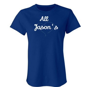 All Jason's Junior Fit Bella Sheer Longer Length Rib Tee