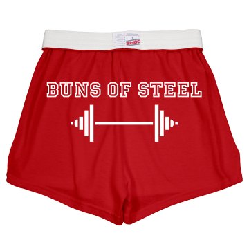 Buns Of Steel Junior Fit Soffe Cheer Shorts