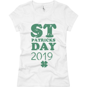 St Patricks Day 2013 Junior Fit Basic Bella Favorite Tee