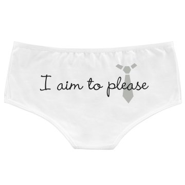 Aim To Please  Bella White Basic Hotshort