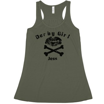 Roller Derby Girl Crop Misses American Apparel Neon Oversized Crop Tank
