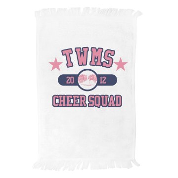 Cheer Squad Towel Fringed Spirit Towel