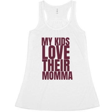 Love for Momma Misses Relaxed Fit Basic Anvil Heavyweight Tank Top