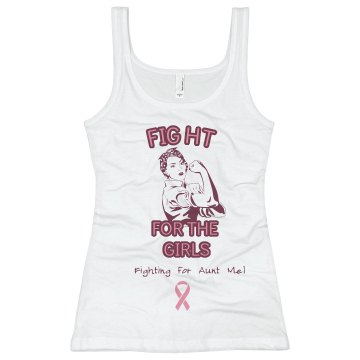Fight For The Girls Junior Fit Basic Bella 2x1 Rib Tank Top