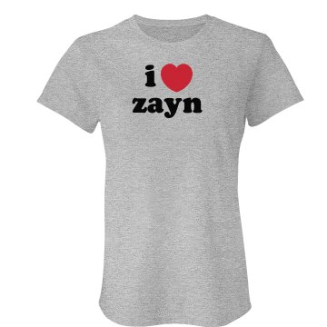 I Love My Boyfriend Junior Fit Bella Crewneck Jersey Tee