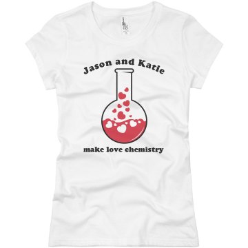 Make Love Chemistry Junior Fit Basic Bella Favorite Tee