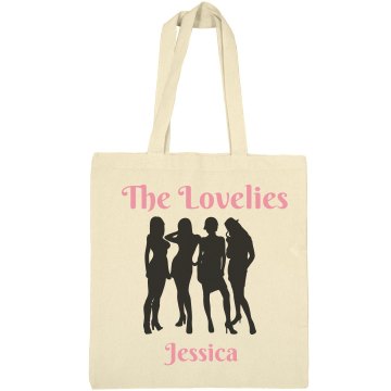 The Crew Personalized Bag Liberty Bags Canvas Bargain Tote Bag