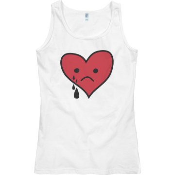 Be Mine Junior Fit Bella Sheer Longer Length Rib Tank Top